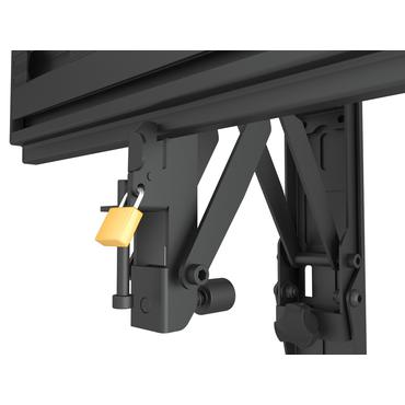 Multibrackets PRO Series M Wallmount Pro MBW1U Push In Pop Out konsol - f&ouml;r LCD-display - svart