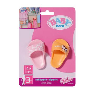 BABY born Slippers 3 ass. 43cm Dukkesko
