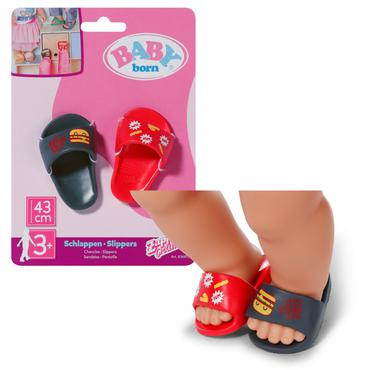 BABY born Slippers 3 ass. 43cm Dukkesko
