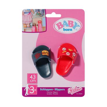 BABY born Slippers 3 ass. 43cm Dukkesko