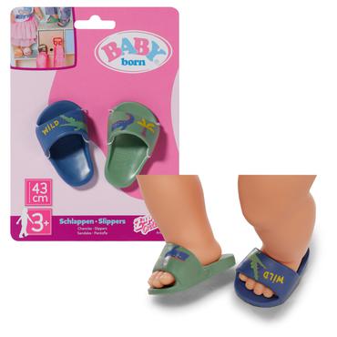 BABY born Slippers 3 ass. 43cm Dukkesko