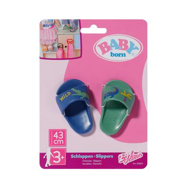 BABY born Slippers 3 ass. 43cm Dukkesko