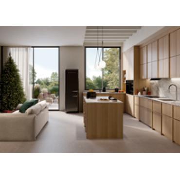 Smeg 50's Style TSF01BLEU - br&ouml;drost - svart