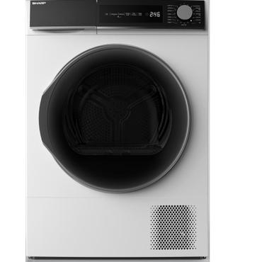Sharp KD-NHH8S8GW3 tørretumbler Fritstående Front-læsning 8 kg Hvid
