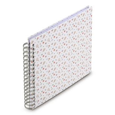 Hama Floral fotoalbum og arkbeskyttelse Flerfarvet 100 ark Spiral indbinding