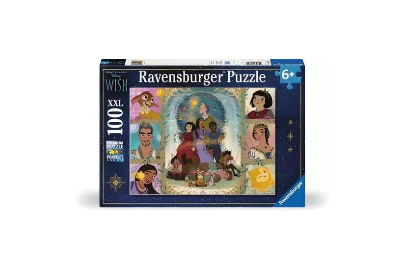 Ravensburger Disney Wish Puslespil 100 stk Tegnefilm