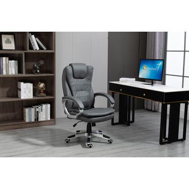 Activejet heated office chair with massage YK7304 grey