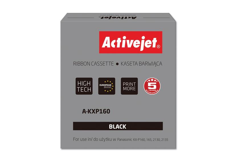 Activejet A-KXP160 farveb&aring;nd (erstatning Panasonic KXP160; Supreme; sort)