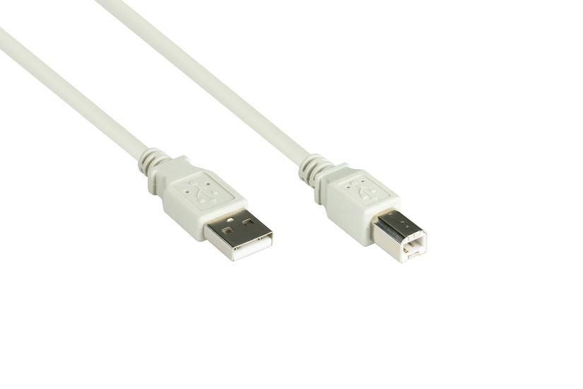 Good Connections USB-kabel - 1 m - USB A - USB B - USB 2.0 - 480 Mbit/s