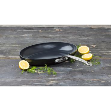 GreenPan Barcelona Pro Fischpfanne 33cm Schwarz
