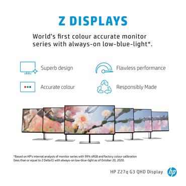 HP Z27q G3 skærm - LED baglys - 27" - IPS - 5ms