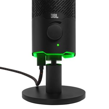 JBL Quantum Stream USB-Mikrofon mit zweifachem Kondensator f&uuml;r Streaming schwarz