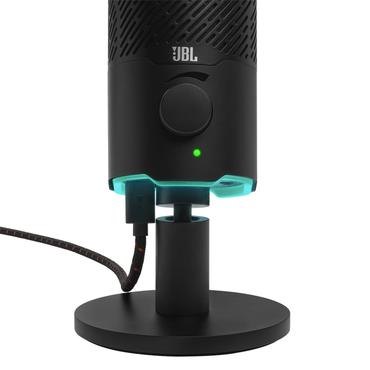 JBL Quantum Stream USB-Mikrofon mit zweifachem Kondensator f&uuml;r Streaming schwarz