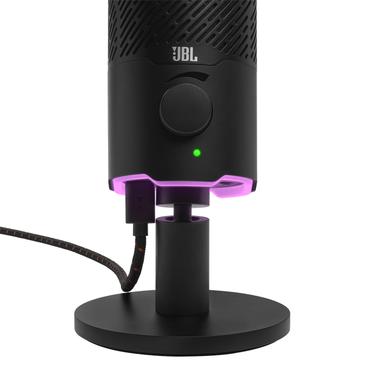 JBL Quantum Stream USB-Mikrofon mit zweifachem Kondensator f&uuml;r Streaming schwarz