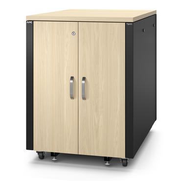 APC NetShelter - rack (horisontell) - ljudisolerad - 17U