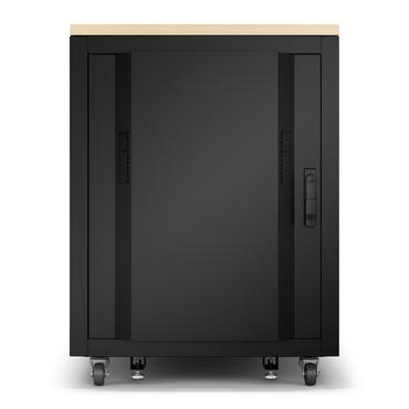 APC NetShelter - rack (horisontell) - ljudisolerad - 17U