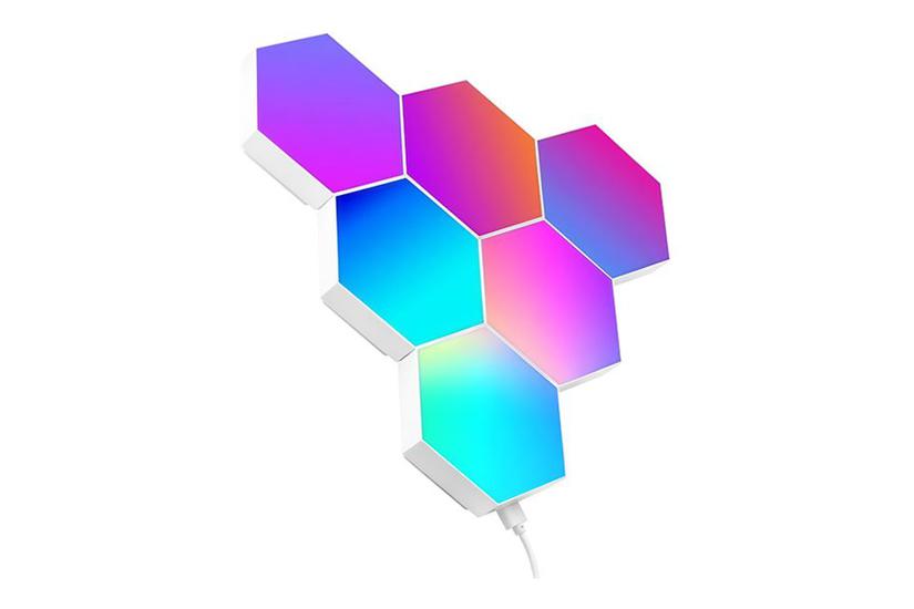 Tracer Ambience Smart Hexagon - ljuspanelskit - 9 W - RGB-lampa - sexh&ouml;rning (paket om 6)