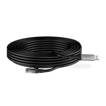 DIGITUS USB 3.2.RJ45 Ethernet Kabel 1Gbit/s 10 m