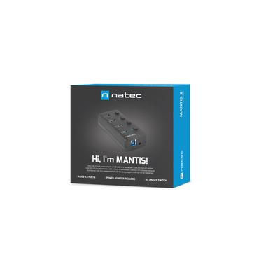 NATEC MANTIS USB 2.0 Type-B 5000 Mbit/s Sort