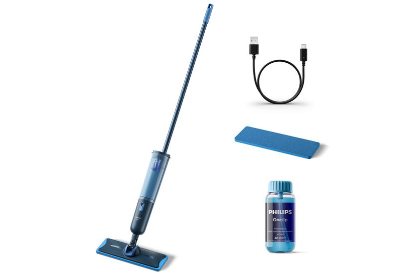Philips XV3101/01 stav støvsuger & elektrisk kost Elektrisk moppe Batteri Våd Poseløs Blå 1,2 At