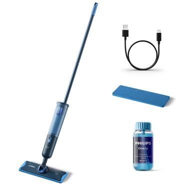 Philips XV3101/01 stav støvsuger & elektrisk kost Elektrisk moppe Batteri Våd Poseløs Blå 1,2 At