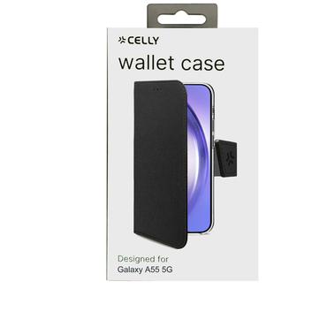 Wally Wallet Case Galaxy A55 5G Svart