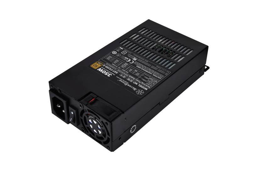 SilverStone TFX Series FX350-G strømforsyning - 350W 80 PLUS Gold - ATX12V / Flex ATX - Sort