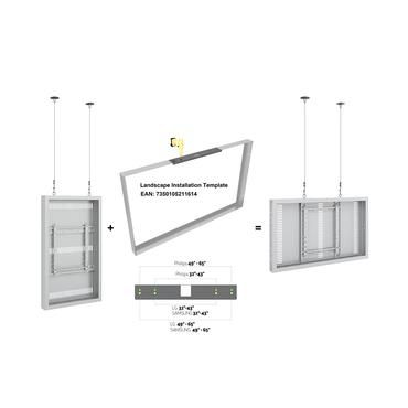 Multibrackets M Pro Series h&ouml;lje - medium - f&ouml;r LCD-display - vajer - vit