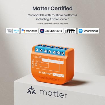 SwitchBot Relay Switch 1 ze stykiem beznapięciowym