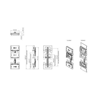PLA 9301 PLB 31XX WALL BRACKET