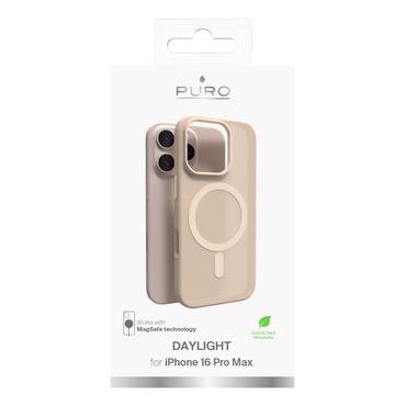 PURO Daylight mobiltelefon etui 17,5 cm (6.9") Cover Beige, Gennemsigtig