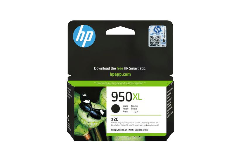 HP 950XL - L&aring;ng livsl&auml;ngd - svart - original - Officejet - bl&auml;ckpatron