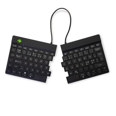 R-Go Tools RGOSBNDWLBL tastatur Kontor Bluetooth QWERTY Nordisk Sort