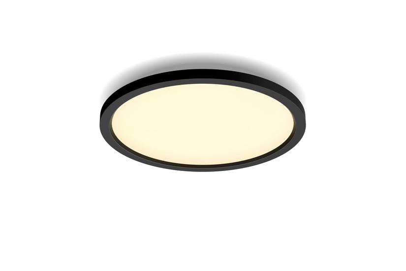 Philips Hue White Amb. Aurelle Panelleuchte rund Schw inkl DS