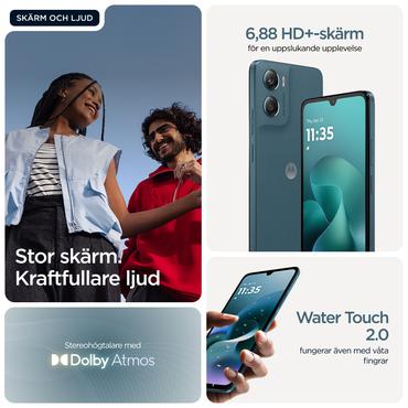 Motorola moto g06 power 17,5 cm (6.88") Dual SIM Android 15 4G USB Type-C 4 GB 64 GB 7000 mAh Blå