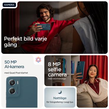 Motorola moto g06 power 17,5 cm (6.88") Dual SIM Android 15 4G USB Type-C 4 GB 64 GB 7000 mAh Blå