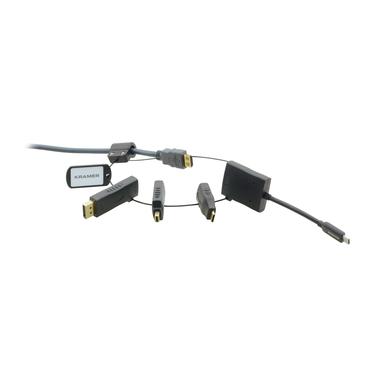 Kramer Electronics AD-RING-5 videokabel adapter 0,45 m Sort