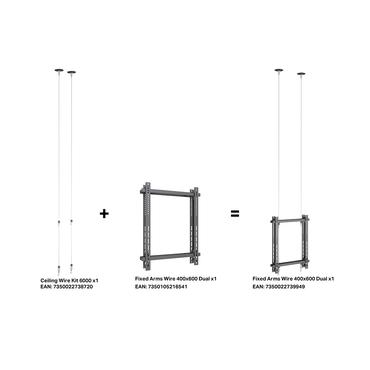 Multibrackets M Pro Series monteringskomponent - 6000 mm