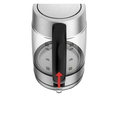 Tefal KI772D elkedel 1,7 L 2400 W Rustfrit st&aring;l, Transparent