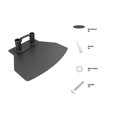 Multibrackets M Public Floorstand Basic 180 Floorbase monteringskomponent - svart