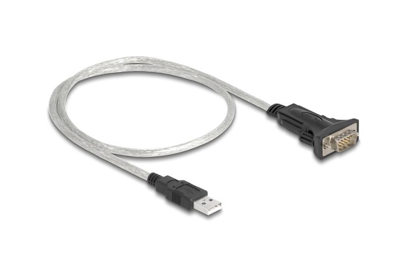 Delock - USB-/seriell kabelsats - USB till DB-9 - 50 cm