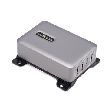 StarTech.com 4-Port USB-C Charger, 240W Total, Single Port 140W EPR str&ouml;madapter - med ytsmonteringsf&auml;ste - 24 pin USB-C - 240 Watt