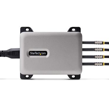 StarTech.com 4-Port USB-C Charger, 240W Total, Single Port 140W EPR str&ouml;madapter - med ytsmonteringsf&auml;ste - 24 pin USB-C - 240 Watt
