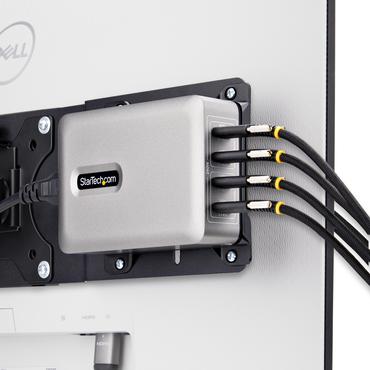 StarTech.com 4-Port USB-C Charger, 240W Total, Single Port 140W EPR str&ouml;madapter - med ytsmonteringsf&auml;ste - 24 pin USB-C - 240 Watt