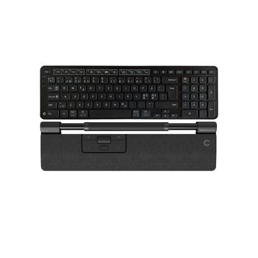 Contour RollerMouse Pro Slim Dark Grey + Balance Keyboard - Wireless - PC&Mac compatible - Centered Mouse - Compact - Ergonomic - Pan Nordic