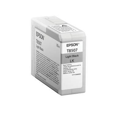 Epson T8507 - gr&aring;svart - original - bl&auml;ckpatron