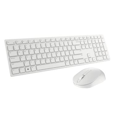 Dell Pro KM5221W - sats med tangentbord och mus - QWERTY - hela norden - vit Inmatningsenhet