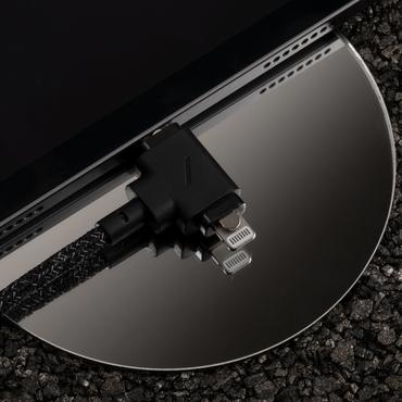 Native Union Belt Cable Duo USB-kabel 1,5 m USB C USB C/Lightning Sort