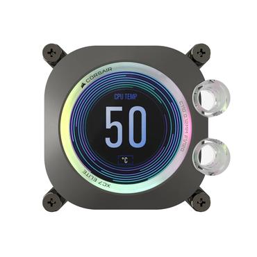 CORSAIR iCUE XC7 RGB ELITE LCD - CPU-vandblokering til flydende kølesystem