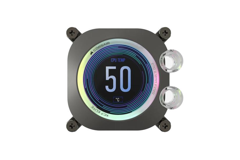 CORSAIR iCUE XC7 RGB ELITE LCD - CPU-vandblokering til flydende kølesystem